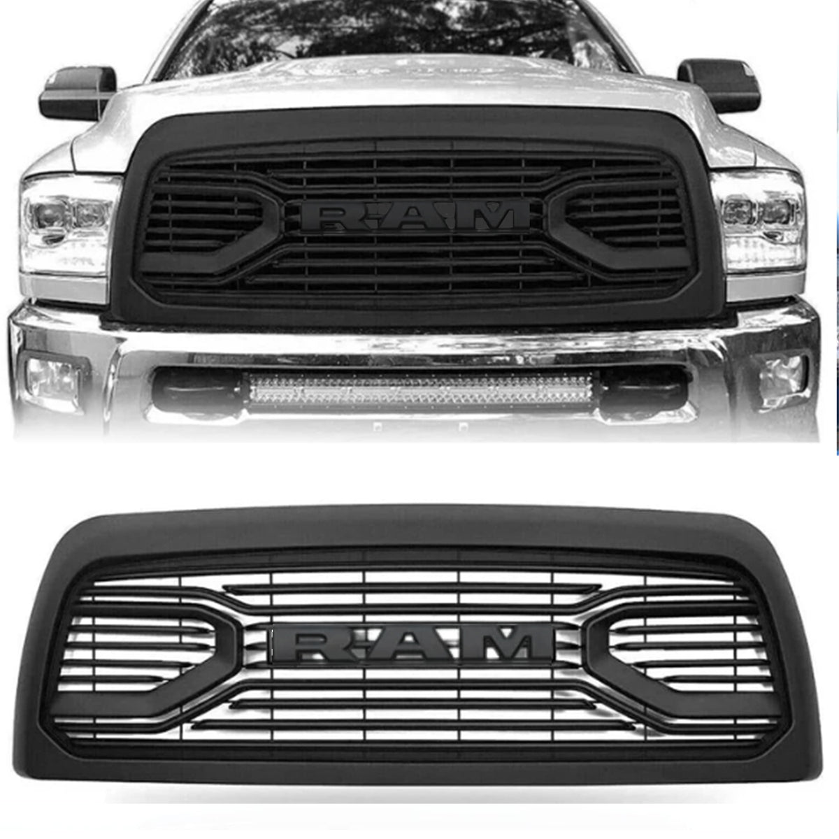 Front Grille For 2009 2010 2011 2012 Dodge RAM 1500 Grill, Big Horn St ...