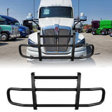 CNCT Deer Guard Bumper Protector Fit for 2008-2021 Kenworth T680 Premium Iron Bumper Protector with Brackets