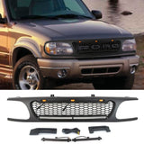 1995 1996 1997 1998 1999 2000 2001 Ford Explorer Front Bumper Grill Raptor Grille With Letters & LEDs