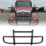 CNCT Deer Guard Bumper Protector Fit for 2008-2021 Kenworth T680 Premium Iron Bumper Protector with Brackets