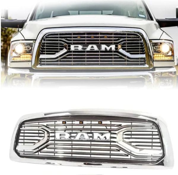 thumbnail image 2 of Gloss Black Front Bumper Grille For RAM 1500 2011-2012 / Dodge Ram 1500 2009-12 2 of 4