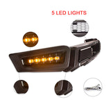 CNCT Front Bumper Compatible with 2009-2023 F150 Steel Front Bumper Guard with Fog LED Lights Assembly F150 Bumper