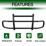 CNCT Deer Guard Bumper Protector Fit for 2008-2021 Kenworth T680 Premium Iron Bumper Protector with Brackets