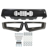 CNCT Front Bumper Compatible with 2009-2023 F150 Steel Front Bumper Guard with Fog LED Lights Assembly F150 Bumper