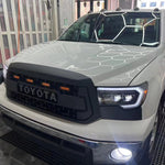 Front Grille for 2009 2010 2011 2012 2013 Toyota Tundra TRD Pro Grill With Emblem & LEDs