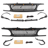 1995 1996 1997 1998 1999 2000 2001 Ford Explorer Front Bumper Grill Raptor Grille With Letters & LEDs