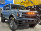 2021-2022 Ford Bronco Raptor Style Grill With Letters & LED Lights