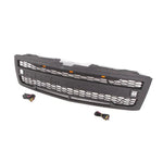 Grille for 2007 2008 2009 2010 2011 2012 2013 Chevy Silverado Raptor Style Grill With 3+2 LED Lights & Emblem