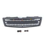Grille for 2007 2008 2009 2010 2011 2012 2013 Chevy Silverado Raptor Style Grill With 3+2 LED Lights & Emblem