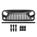 2007-2018 JEEP Wrangler JK Grill Front Bumper Grille Angry Bird Matte Black