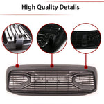 Front Grille for 2006 2007 2008 Dodge RAM 1500 Grill, Big Horn Style with Letters