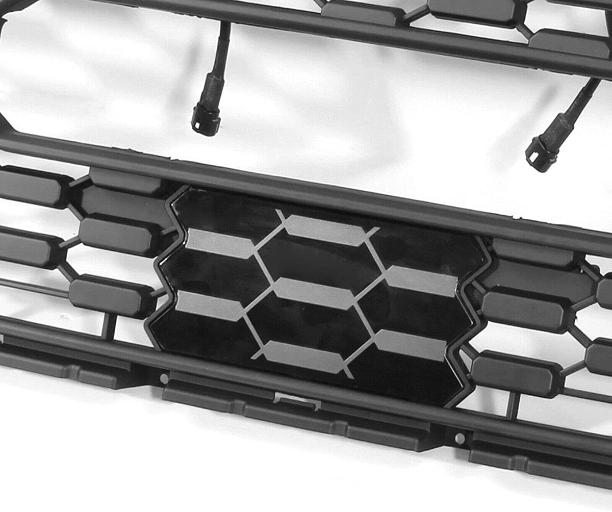 Replacement Front Upper Grille For 2010-2013 Toyota Tundra - ABS Plastic (Magnetic Gray Color)