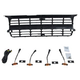 CNCT 1990-1997 Toyota Land Cruiser LC80 TRD Black Grille With Emblem and LED Lights