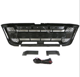 Front Grille for 1998 1999 2000 Ford Ranger Raptor Style Grille With Emblem and Lights