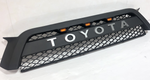 CNCT Front Grille For 2010-2013 Toyota 4runner Matte Black W/ Letter Led Lights