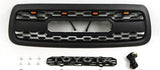 Grille For 2000 2001 2002 Toyota Tundra Front TRD PRO Grill Matte Black With Emblem