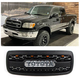 Grille For 2000 2001 2002 Toyota Tundra Front TRD PRO Grill Matte Black With Emblem
