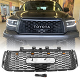 Grille For 2010-2013 Toyota Tundra Front Bumper Grill Insert Black Mesh