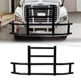 Bumper Protector with Bracket Fit for Volvo/Cascadia/Kenworth/Peterbilt , CNCT Deer Guard,Large Front Bumper