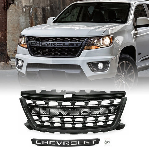 Front Grill for 2016 2017 2018 2019 2020 Colorado, Replacement Front Grille with Letters