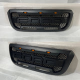 Grille for 2004 2005 2006 2007 2008 2009 2010 2011 Ford Ranger Raptor Style Grill with Letters & Lights