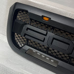 Grille for 2004 2005 2006 2007 2008 2009 2010 2011 Ford Ranger Raptor Style Grill with Letters & Lights