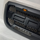 Grille for 2004 2005 2006 2007 2008 2009 2010 2011 Ford Ranger Raptor Style Grill with Letters & Lights