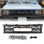 1987 1988 1989 Toyota 4runner Grill TRD PRO Style Grille With Emblem & LEDs