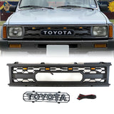 1987 1988 1989 Toyota 4runner Grill TRD PRO Style Grille With Emblem & LEDs