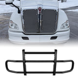 For Volvo/Cascadia/Kenworth/Peterbilt,Large Front Bumper Protector,CNCT Deer Guard w/Bracket