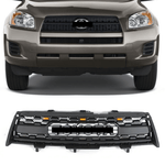 Front Grille for 2009 2010 2011 2012 Toyota RAV4 TRD Style Grill With Badge & LED Lights