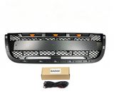 Front Grille For 2001-2003 Ford Ranger Honeycomb Style Grille with Letters and Lights