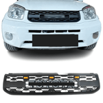 Front Grille for 2004 2005 Toyota RAV4 TRD Style Grill With Emblem & LED Lights