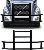 Deer Guard Compatible with 2018-2023 Volvo VN/VNL, Deer Bumper Guard w/Bracket 304 Stainless Steel Large Front Deer Guard Bumper (Style 4)