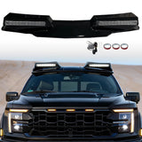 Roof Light Bar with Remote for 2024-2025 f-150 , 3 Modes Truck Top Light Flash Roof Strobe Lights, Gloss Black