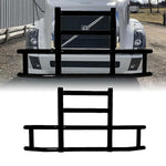 Bumper Protector with Bracket Fit for Volvo/Cascadia/Kenworth/Peterbilt , CNCT Deer Guard,Large Front Bumper