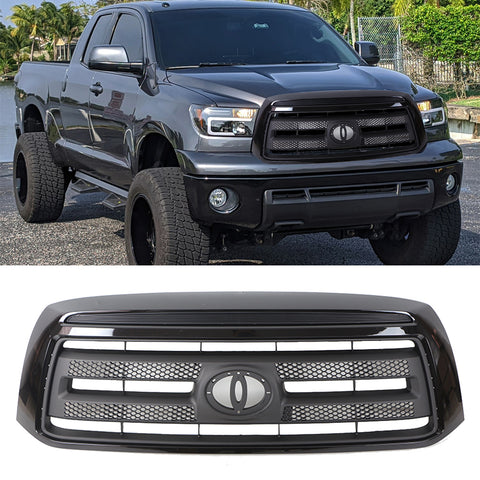 CNCT Grille For 2010-2013 Toyota Tundra Matt Black Style