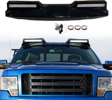 Roof Light Lamp Bar Compatible with 2009-2014 F150 Universal Front Top Running Lights with Remote Control and Wiring Harness, Gloss Black