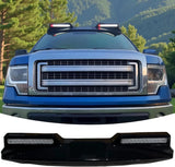 Roof Light Lamp Bar Compatible with 2009-2014 F150 Universal Front Top Running Lights with Remote Control and Wiring Harness, Gloss Black