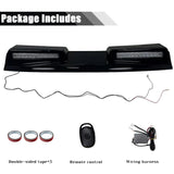 Roof Light Bar with Remote Control for 2014-2021 Tundra , 3 Modes Truck Top Light Flashing Roof Strobe Lights, Gloss Black