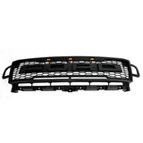 Front Grille for 2018-2021 Ford Expedition Raptor Upper Bumper Grill Black w/LED