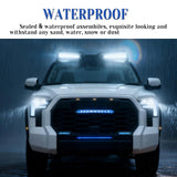 Roof Light Bar with Remote Control for 2022-2025 Tundra , 3 Modes Truck Top Light Flashing Roof Strobe Lights, Gloss Black