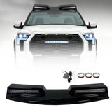 Roof Light Bar with Remote Control for 2022-2025 Tundra , 3 Modes Truck Top Light Flashing Roof Strobe Lights, Gloss Black