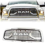 Chrome Front Grille Compatible with 2009 2010 2011 2012 Dodge RAM 1500 Grill, Big Horn Style with Letters
