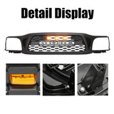 Grill fit for 2001-2004 Toyota Tacoma TRD Raptor Style Front Grille With LED Lights