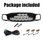 Grill fit for 2001-2004 Toyota Tacoma TRD Raptor Style Front Grille With LED Lights