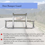 Bumper Protector Deer Guard, Large Front Bumper Compatible with 2008-2023 Freightliner Cascadia with Bracket