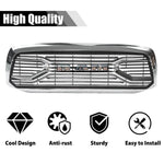 Front Grille for 2006 2007 2008 Dodge RAM 1500 Grill, Big Horn Style with Letters (Chrome )