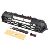 Front Grill for 2024 2025 Toyota Tacoma TRD PRO Grill Black Grille With Led & Light Bar & Letter
