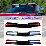 Roof Light Bar with Remote for 2021-2023 f-150 , 3 Modes Truck Top Light Flash Roof Strobe Lights, Gloss Black